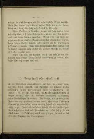 10. Federkraft oder Elastizität