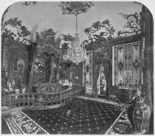 Schloss, Das Alte Schlafzimmer, Zustand 1874