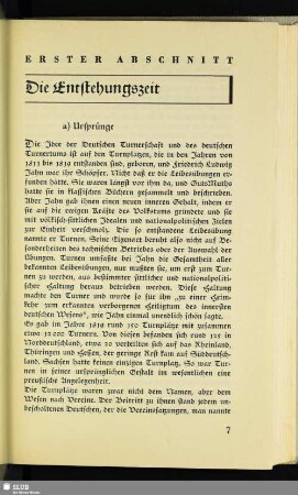 Erster Abschnitt: Die Entstehungszeit