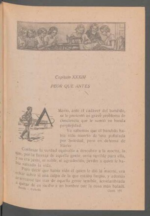 Capítulo XXXIII - Peor que antes