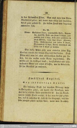 Zwölftes Kapitel. Rotz (bösartige Druse)