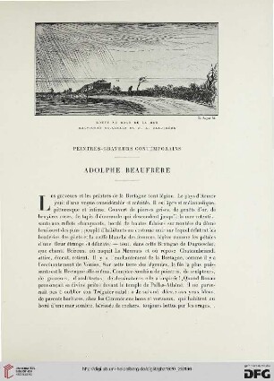 5. Pér. 2.1920: Adolphe Beaufrère : peintres-graveurs contemporains