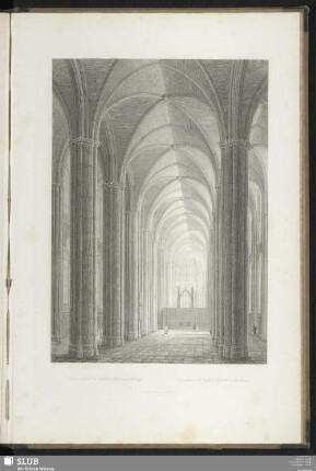 XV. Perspectivische Ansicht des Innern der Kirche