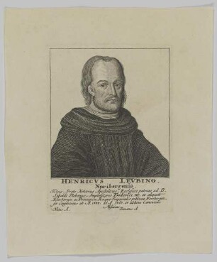 Bildnis des Henricvs Levbing