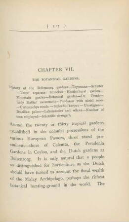 Chapter VII. The Botanical Gardens.
