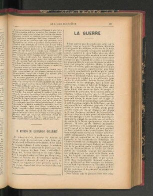 La Guerre.