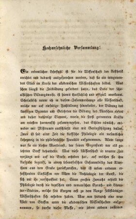 Akademische Rede zum Antritte des Ordinariats : am 21. November 1844 zu Tübingen gehalten