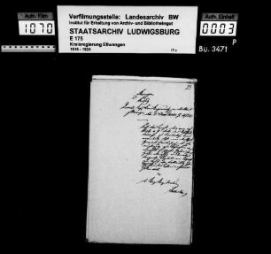 Schuldenwesen der Schulgemeinde Breitenbach, Gde. Ellenberg