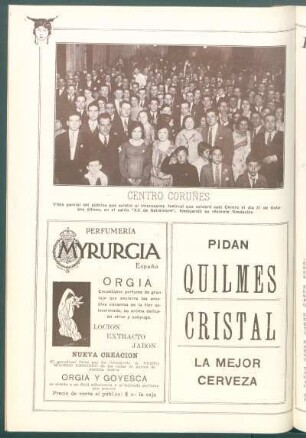 [Vista del festival del] Centro Coruñés