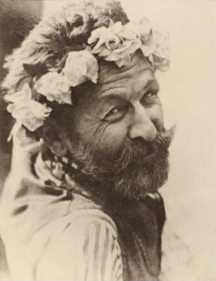 Richard Dehmel, aus dem Album "Ausstellung Hugo Erfurth - Bildnisse aus dem XX. Jahrhundert, Konstanz 1949"