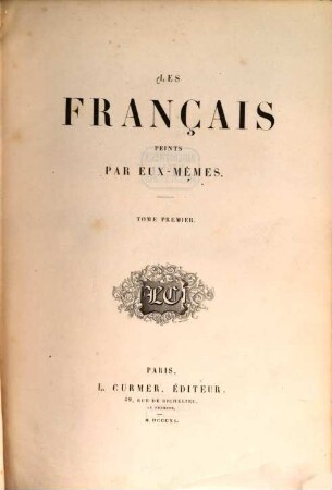 Les Français peints par eux-mêmes, 1