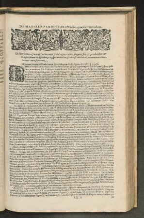 De Materiis Pandectarum ad imagines accommodatis.