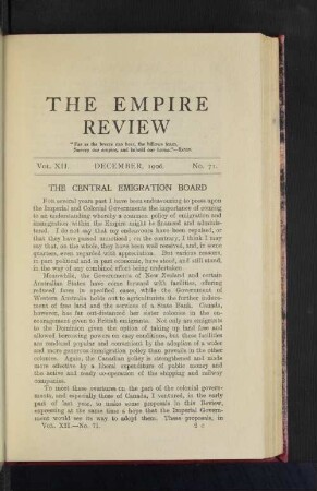 The Central Emigration Board
