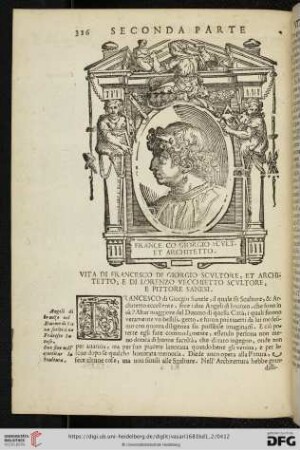 Vita di Francesco di Giorgio Scultore, et Architetto; E di Lorenzo Vecchietto Scultore, e Pittore sanesi