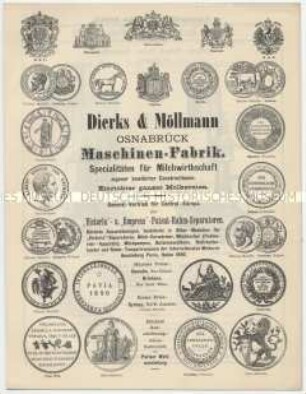 "Victoria"- und "Empress"-Patent-Rahm-Separatoren