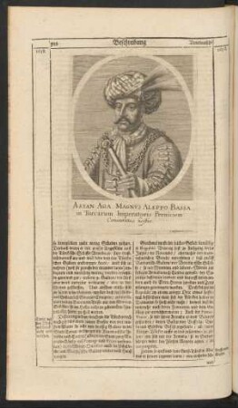 Assan Aga, Magnus Aleppo Bassa in Turcarum ...