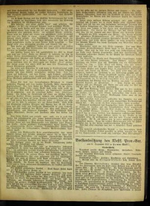 Vorstandssitzung des Westf. Prov.-Ver. am 31. Dezember 1917 in Hamm (Westf.) : Niederschrift