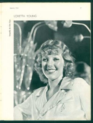 Loretta Young - Fotografía de Otto Dyar