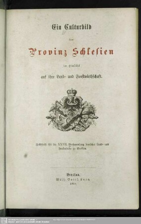27.1869: Festschrift für die ... Versammlung Deutscher Land- und Forstwirthe
