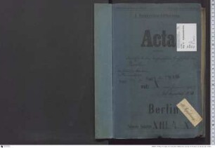 Etat der Technischen Hochschule Berlin, Bd. 10