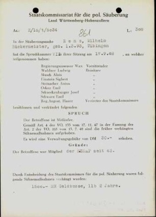Renz, Wilhelm