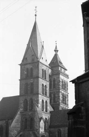 Esslingen: Türme der Stadtkirche St. Dionys