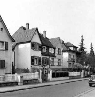 Gesamtanlage südliche Darmstädter Straße; Bensheim, Darmstädter Straße, Ludwigstraße, Saarstraße, Schönberger Straße