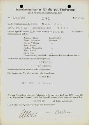 Schröck, Oskar