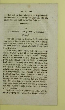 14. Theodorich, Koenig der Ostgothen. (J. 455.)