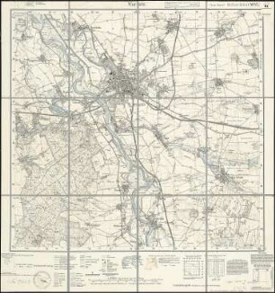 Meßtischblatt 4642 : Wurzen, 1939 : Wurzen. - Umdr.-Ausg., aufgen. 1905, hrsg. 1907, bericht. - 1:25000. - Leipzig, 1939. - 1 Kt.