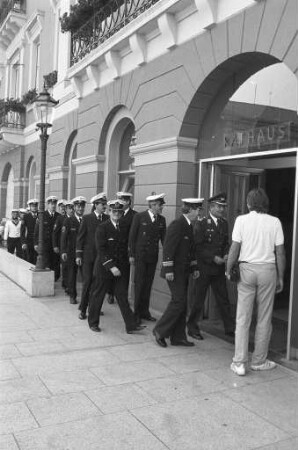 Wanderausstellung "Unsere Marine" auf dem Europaplatz