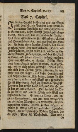 255-297, Das 7. Capitel