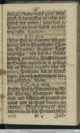 A. C. 1624. 1625