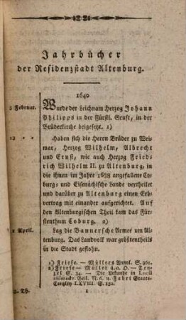 Jahrbücher des Fürstenthums Altenburg : mit Ausschluß des Saalfeldischen Landesantheils. 3