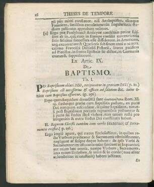 Ex Artic. IX. De Baptismo.