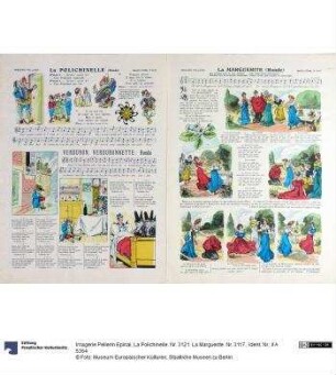 La Polichinelle. Nr. 3121. La Marguerite. Nr. 3117.