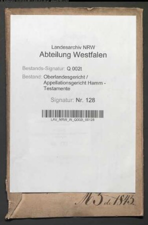 Moellenhoff, Friedrich und Theodora geb. Hemmer, Eheleute, Hamm, Oberlandesgerichtsrat