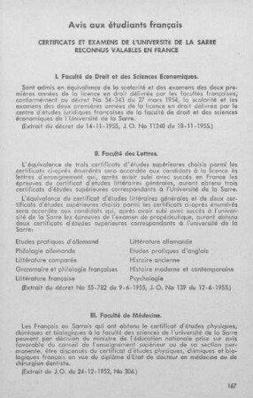 Avis aux étudiants français