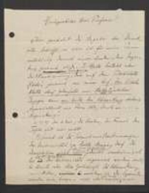 Brief von Karl Jordan an Unbekannt