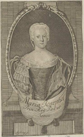 Bildnis von Maria Josepha, Königin von Polen