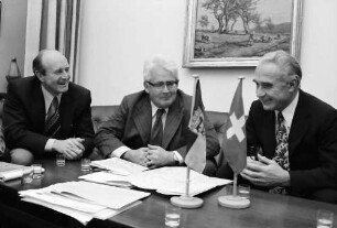 Freiburg: Regierungspräsidium; Besuch einer Schweizer Delegation aus Aarau