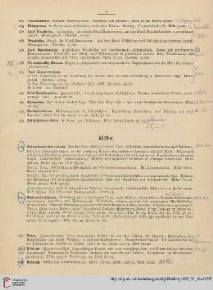 Möbel (Nr. 194-243)