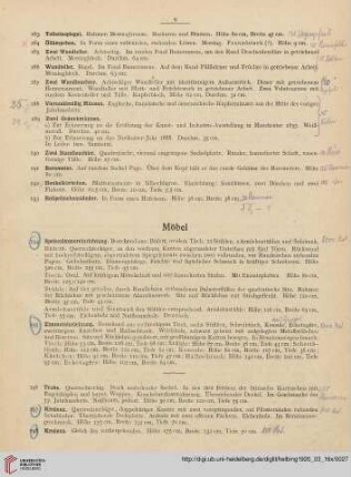 Möbel (Nr. 194-243)