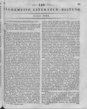Sievers, G. R.: Commentationes historicae de Xenophontis Hellenicis. Berlin: Reimer 1833