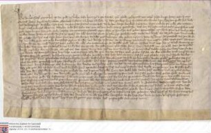 Lichen: Promissio Conventus in Eluenstadt facta Capitulo ecclesie St. Marie ad Gradus Mog. quod bonorum Coloni in Lichen actum si quam habent caus...