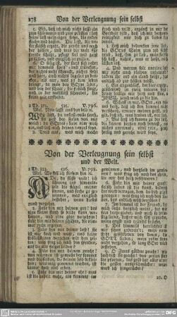 Von der Verleugnung sein selbst und der Welt