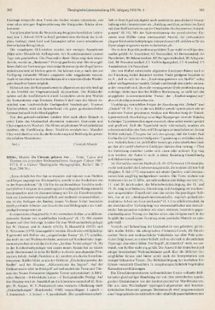 305-307 [Rezension] Rößler, Martin, Da Christus geboren war ...