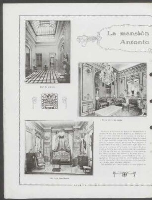 La mansión de Don José Antonio Ferreira