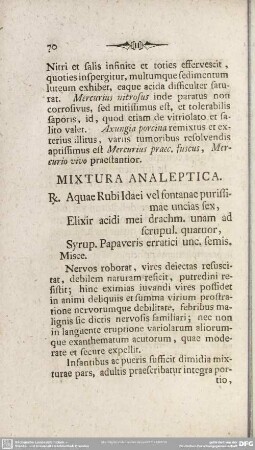 Mixtura Analeptica