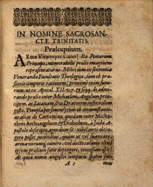 Michaelis Archangeli Cum Diabolo De Corpore Mosis Certamen : ... in Incluta Salana, Ex Epistolae Judae versu 9. breviter delineatum in Disputatione Inaugurali